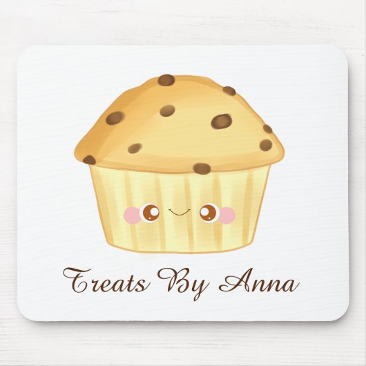 Niedliche Schokolade Chip Muffin Mousepad (Vorne)