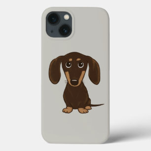 Niedliche Schokolade-Dackel   Cartoon Dackel Hund Case-Mate iPhone Hülle