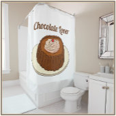 Niedliche Schokolade Duschvorhang