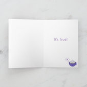 Niedliche Schokolade "I Liebe You" Karte (Innenseite)