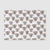 Niedliche Schokolade Labrador Retriever Dog Muster