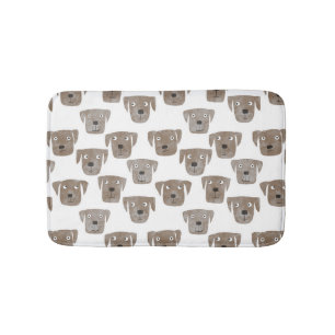 Niedliche Schokolade Labrador Retriever Dog Waterc Badematte