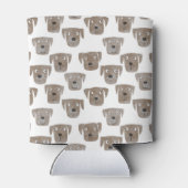 Niedliche Schokolade Labrador Retriever Dog Waterc Dosenkühler (Rückseite)