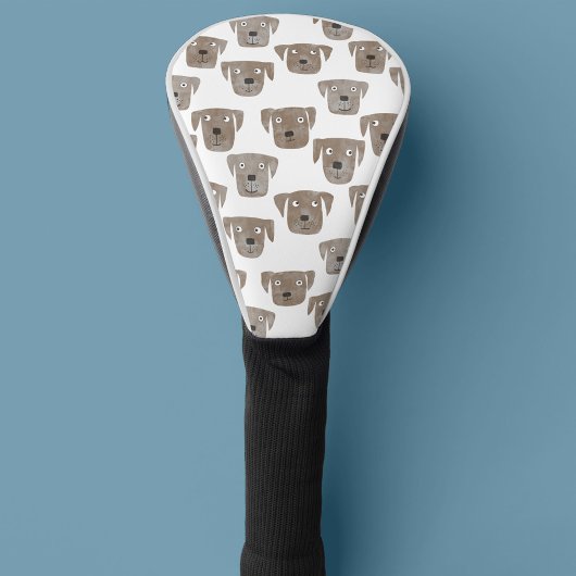 Niedliche Schokolade Labrador Retriever Dog Waterc Golf Headcover