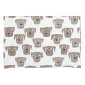 Niedliche Schokolade Labrador Retriever Dog Waterc Kissenbezug (Vorderseite-Rechts)