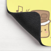 Niedliche Schokolade Milkshake Doodle für Kinder Mousepad (Ecke)