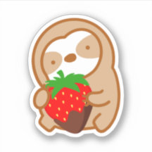 Niedliche Schokolade Strawberry Sloth