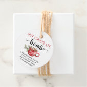 Niedliche Schokoladenbombe Geschenkanhänger (Beispiel)