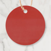 Niedliche Schokoladenbombe Geschenkanhänger (Rückseite)