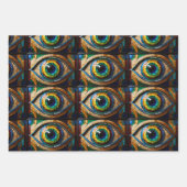 Niedliche schöne Augen Geschenkpapier Set (Vorderseite 3)