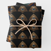 Niedliche schöne Augen Geschenkpapier Set (Beispiel)