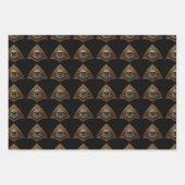 Niedliche schöne Augen Geschenkpapier Set (Vorderseite)