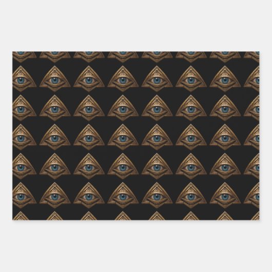 Niedliche schöne Augen Geschenkpapier Set (Vorderseite)