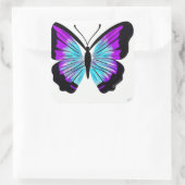 Niedliche schöne, farbenfrohe Hübsche Butterfly Quadratischer Aufkleber (Tasche)