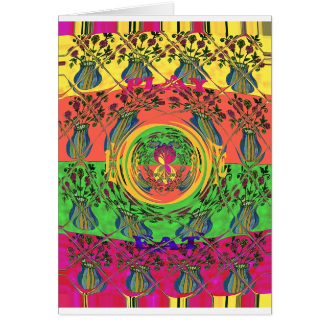 Niedliche schöne und schöne Blumenmotive. (Vorne)