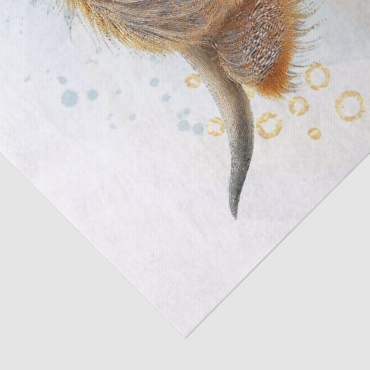 Niedliche schottische Highlander-Kuh Seidenpapier (Detail)