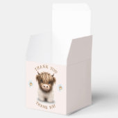 Niedliche schottische Kuh Geschenkschachtel (Geöffnet)