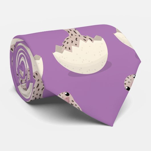 Niedliche Schraffur für Vogel-Strauß-Cartoon Krawatte (Gerollt)