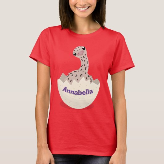 Niedliche Schraffur für Vogel-Strauß-Cartoon T-Shirt (Vorderseite)