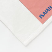 Niedliche Schrift Kinder Gedächtnisbibel Fleecedecke (Ecke)