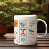 Niedliche Schrift Kinder Gedächtnisbibel Kaffeetasse