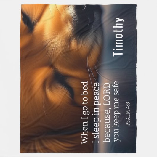 Niedliche Schrift Welpe Fleecedecke (Vorderseite)