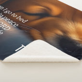 Niedliche Schrift Welpe Sherpadecke (3/4)