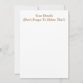 NIEDLICHE SCHUHE EINLADUNG (Rückseite)