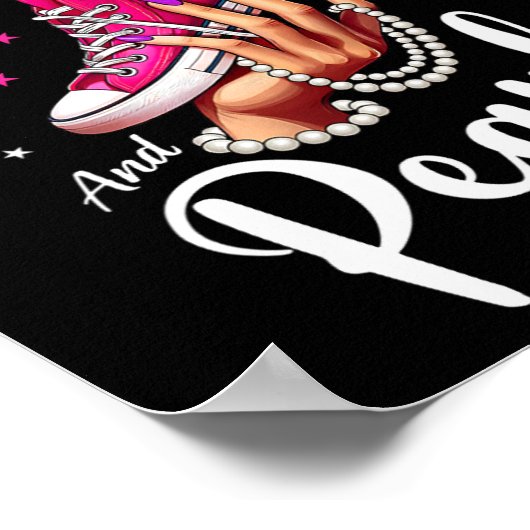 Niedliche Schuhe Kamala Harris 2024 Präsidentschaf Poster (Ecke)