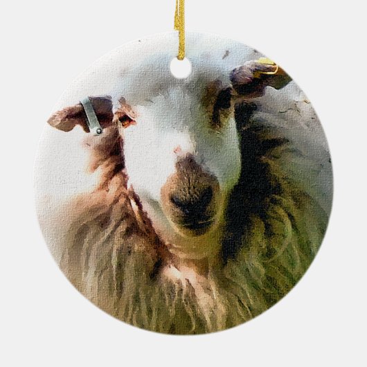 NIEDLICHE SCHUHE KERAMIKORNAMENT (Hinten)