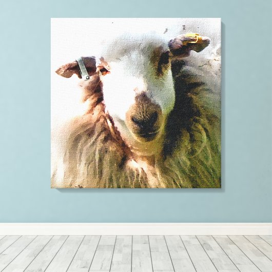 NIEDLICHE SCHUHE LEINWANDDRUCK (Insitu (Holzboden))