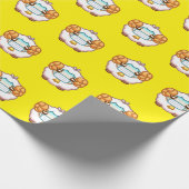 NIEDLICHE SCHUHE MIT GESCHMACKVOLLEM GESCHMACKPAPI GESCHENKPAPIER (Ecke)