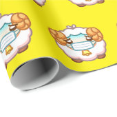 NIEDLICHE SCHUHE MIT GESCHMACKVOLLEM GESCHMACKPAPI GESCHENKPAPIER (Rolleneckpunkt)