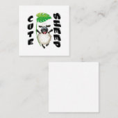 NIEDLICHE SCHUHE QUADRATISCHE VISITENKARTE (Vorne/Hinten)