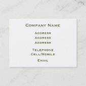 NIEDLICHE SCHUHE VISITENKARTE (Rückseite)