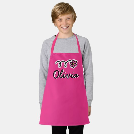 Niedliche Schürze für junge Blume (Getragen)