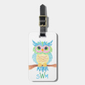 Niedliche Schüssel Gepäckanhänger (Vorderseite vertikal)