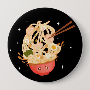 Niedliche Schüssel mit Ramen Electronics Bag Button