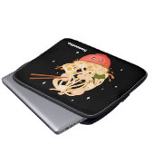 Niedliche Schüssel mit Ramen Electronics Bag Laptopschutzhülle (Vorne Knopf)