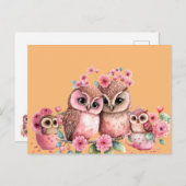 Niedliche Schüssel Postkarte (Vorne/Hinten)