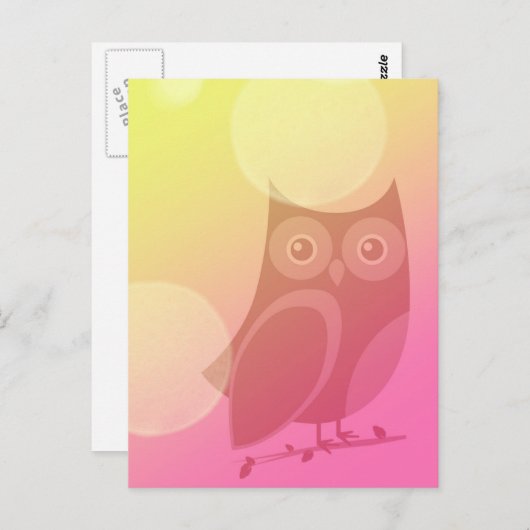 Niedliche Schüssel Postkarte (Vorne/Hinten)