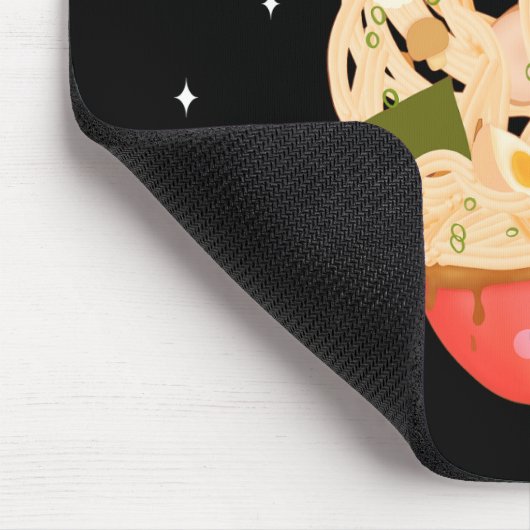 Niedliche Schüssel Ramen Mousepad (Ecke)