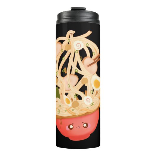 Niedliche Schüssel Ramen Thermosbecher (Vorderseite)