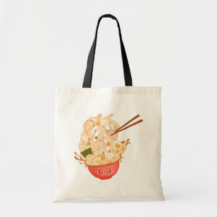 Niedliche Schüssel Ramen Tragetasche