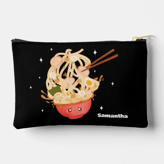 Niedliche Schüssel Ramen Zubehörtasche (Rückseite)