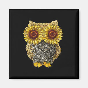 Niedliche Schüssel Sonnenblume Saatblume Hippie So Magnet