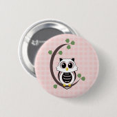 Niedliche Schüssel und Polka-Dosen Button (Vorne & Hinten)