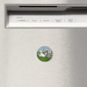 Niedliche Schwanenbabys - Magnet (In Situ (Geschirrspüler))