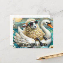 Niedliche Schwanenscholle haben einen wunderschöne