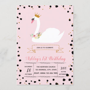 Niedliche Schwangeburtstags-Party Einladung